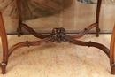 Louis XV style Server table in Walnut, France 19th century