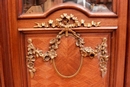 Louis XVI style Armoire in mahogany and bronze, France 19th century