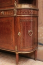 Louis XVI style Cabinet in mahogany & bronze, France 19th century
