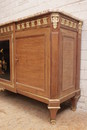 Louis XVI style Cabinet in mahogany bronze marble, France 1920