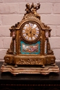 Louis XVI style Clock in Bronze and Sevre, France 19th century