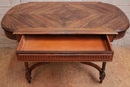 Louis XVI style Desk table in rosewood, France 19th century