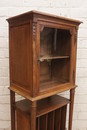 Louis XVI style Display cabinet in Walnut, France 1900