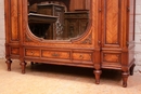 Louis XVI style Armoire in mahogany & bronze, France 1900
