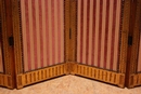 Louis XVI style Folding screen in gilt wood, France 1900