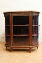 Louis XVI style Display cabinet in mahogany & bronze, France 19th century
