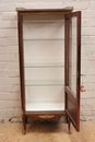 style Display cabinet in mahogany bronze wedgewood marble, France 19th century