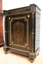 Napoleon III style Cabinet in mahogany and bronze, France 19th century