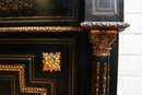 Napoleon III style Cabinet in mahogany and bronze, France 19th century