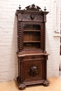 Hunt style cabinet in Oak, France 19th century