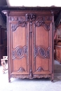 Normandy style Armoire in Oak, France 19th century