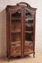 Normandy style Bookcase in Walnut, France 1900