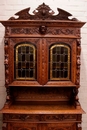 Hunt style Cabinet and server in Oak, France 19th century