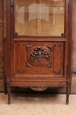 Louis XVI style Display cabinet in Oak, France 1900