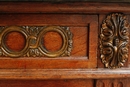 Louis XVI style Sideboard in Oak, Belgium 1900
