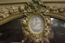 Paint Louis XVI mirror with wedgewood