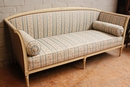 Louis XVI style Sofa in paint wood, France 1900