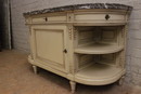 Louis XVI style Cabinet in paint wood, France 1900