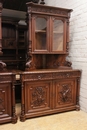 Hunt style Corner cabinets in Oak, France 19th century