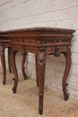 Louis XV/hunt style style End tables in Oak, France 19th century