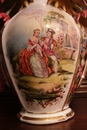 Romantic style Vases in Porecelain , France 19th century
