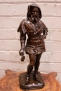 Renaissance style Statue in Bronze, France 19th century