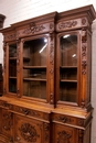 Renaissance style Bookcase in Oak, France 19th century