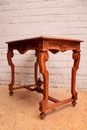 Regency style Center table in Walnut, France 19th century