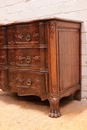 Regency style Chest of drawers in Walnut, France 1920