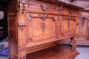 Regency style Sideboard and server in Walnut, France 19th century