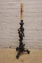 Renaissance style Candle stick in Walnut, France 19th century