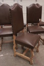style Chairs in Oak, France 1930