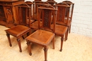 Renaissance style Chairs in Walnut, France 19th century