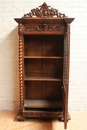 Hunt style single door Bookcase in Oak, France 19th century