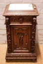 Renaissance style End table in Oak, France 19th century