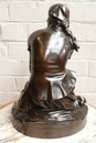 Bronze statue signed CHAPU  Fondeur F.Barbedienne