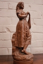 style Statue in tera cota, France 1900