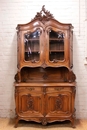 Louis XV style Cabinet in Walnut, France 19th century
