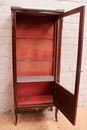 Vernis  Martin style Display cabinet in mahogany, France 19th century