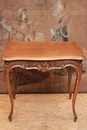 Louis XV style Desk table in Walnut, France 19th century