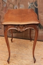 Louis XV style Desk table in Walnut, France 19th century
