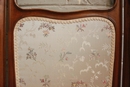 Louis XV style screen in Walnut, France 19th century