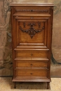 Louis XVI style Secretary desk in Walnut, France 19th century