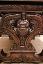 Renaissance style Table in Walnut, France 19th century