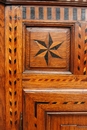 Louis XVI style Corner cabinet in Oak, France 18th century