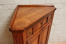 Louis XVI style Corner cabinet in Oak, France 18th century