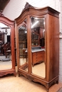 Louis XV style Armoire in Walnut, Belgium 19th century