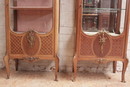 Louis XVI style Display cabinets, France 1900