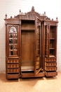 Gothic style Armoire in Walnut, France 19th century