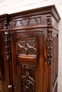 Gothic style Bookcase in Walnut, France 19th century